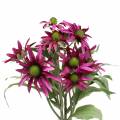 Floristik21 Echinacea Blüte künstlich Erika 45cm 3St