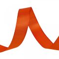 Floristik21 Geschenk- und Dekorationsband Orange Seidenband 25mm 50m