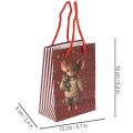 Geschenktasche Papier 16cm Maus-Motiv 2er-Set Weihnachten | Floristik21.de