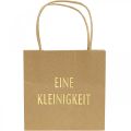 Floristik21 Geschenktüten „Eine Kleinigkeit“ Beige Papiertüten 16x8cm 6St