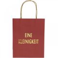 Floristik21 Geschenktüten „Eine Kleinigkeit“ Rot Papiertüten 16×8cm 6St