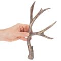 Deko Geweih künstlich Polyresin braun-gold 29cm | Floristik21.de