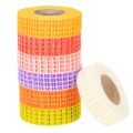 Floristik21 Gitterband Kunststoff 3cm x 10m Bunt 7 Rollen für Floristik und Dekoration