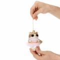 Katzen Glasanhänger aus Glas mit Tutu, 11 cm, Christbaumschmuck, 2 Stück | Floristik21.de