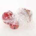 Rote Metallglocken 3er-Set mit
