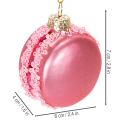 Weihnachtsbaumanhänger Glas Macaron Pastellfarben 6cm Set 6 | Floristik21.de