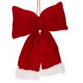 Dekoschleife Flanell 25 cm Rot