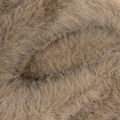 Dekoschleife Plüsch mit Aufhänger 14x16cm Braun Beige Cremeweiß Indoor 3er-Set | Floristik21.de