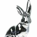 Floristik21 Hase Silber Antik H42cm