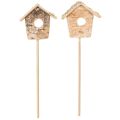 Deko-Vogelhaus Birke 5cm mit