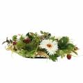 Floristik21 Herbstkranz Chrysantheme Weiß Ø30cm