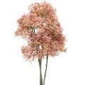Floristik21 Holunder künstlich Rosa Blütenzweig 52cm 4St