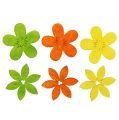 Floristik21 Holzblumen 4cm bunt sort. 72St