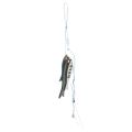 Floristik21 Holzhänger Fische Blau 36cm 4St