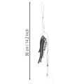 Holzhänger Fische Blau 36cm 4St | Floristik21.de