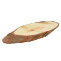 Floristik21 Holzscheiben Oval Tischdeko Bastelbedarf 6,5–8cm 450g
