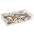 Floristik21 Holzstreu Deko sort. 2cm Natur 144St