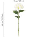 Hortensie künstlich Langstiel Kunstblume 60cm Creme | Floristik21.de