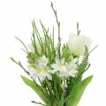 Floristik21 Strauß mit Hyazinthen und Tulpen künstlich 34cm