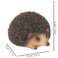 Igel Dekofigur Polyresin Braun 8cm Herbst Tischdekoration Innenbereich | Floristik21.de