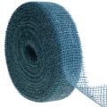 Floristik21 Juteband Netzband Dekoband Jute Grün Salbei 5cm 40m
