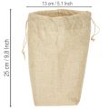 Jutetasche 13,5×11cm H25cm | Floristik21.de