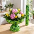 Manschettenpapier für Blumensträuße, Papierrolle 25 cm x 100 m mit Mosaikmotiv | Floristik21.de