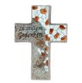 Floristik21 Keramikkreuz mit Gedenktext 17,5cm 4St
