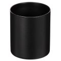 Floristik21 Stabkerzenhalter Metall Magnetisch Matt Schwarz Ø 4 cm 4er Set