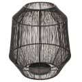 Kerzenhalter Schwarz Deko Laterne Drahtkorb Ø24cm H28cm | Floristik21.de