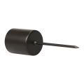 Steckbare Kerzenhalter Schwarz aus Metall - Für Stabkerzen bis Ø 3,2 cm - 4er Set | Floristik21.de