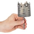 Teelichthalter mit Dorn aus Metall 6 cm Häuser-Design 2er-Set | Floristik21.de