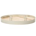 Kerzentablett rund Holz 30 cm
