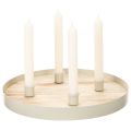 Kerzentablett rund Holz 30 cm