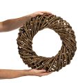Dekokranz Rattan Naturzweige rund 45cm braun Innenbereich | Floristik21.de