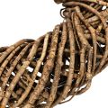 Dekokranz Rattan Naturzweige rund 45cm braun Innenbereich | Floristik21.de