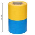 Kranzbänder Moiré 150mm in Blau-Gelb - Premium Trauerband & Dekoband, Feierlichkeiten, Schleifenband | Floristik21.de