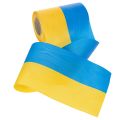 Kranzbänder Moiré 150mm in Blau-Gelb - Premium Trauerband & Dekoband, Feierlichkeiten, Schleifenband | Floristik21.de