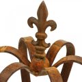 Vintage Deko Krone Edelrost Metalldeko Ø20cm H28cm | Floristik21.de