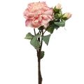 Künstliche Rosen Blüte und Knospen Kunstblume Rosa 57cm