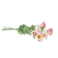 Floristik21 Künstliche Mohnblumen Deko Seidenblumen Rosa Pink 42cm 4St