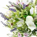 Floristik21 Künstlicher Blumenstrauß, Tischdeko, Seidenblumen, Frühlingsstrauß Bunt