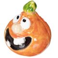 Dekofigur Kürbis aus Keramik,
