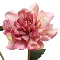 Kunstblume Dahlie Pink Blüte mit Knospe H57cm | Floristik21.de