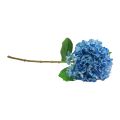 Floristik21 Kunstblumen Deko Hortensie künstlich Blau 69cm