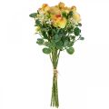 Floristik21 Kunstblumen Deko Strauß Ranunkeln Künstlich Gelb 32cm