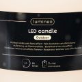 LED Kerze Kunststoff 25 cm