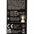 LED-Spitzkerzen aus Echtwachs,