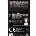 LED-Spitzkerzen aus Echtwachs,