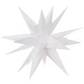 Floristik21 LED Stern Weihnachtsstern Kunststoff Warmweiß 60 cm Timer Outdoor